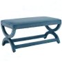 HANAH HOME Tabure Felice Halka Pouffe 120 Blue - slika 1