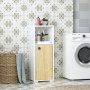 HANAH HOME Kupatilski ormarić Ahu White Sapphire Oak - slika 1