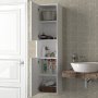 HANAH HOME Kupatilski ormarić Asma White - slika 3
