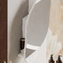 HANAH HOME Kupatilski ormarić Cloud Storage Bathroom Wall Mirror White - slika 4