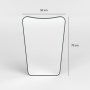 HANAH HOME Ogledalo Bella Cabinet Black - slika 3