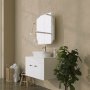 HANAH HOME Kupatilski ormarić Quartz Cabinet White - slika 2
