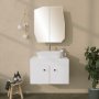 HANAH HOME Kupatilski ormarić Quartz Cabinet White - slika 1