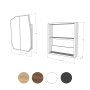 HANAH HOME Kupatilski ormarić Quartz Cabinet Black - slika 5