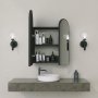 HANAH HOME Kupatilski ormarić Classe Cabinet Black - slika 2