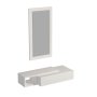 HANAH HOME Polica sa ogledalom Vien White - slika 4