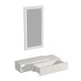 HANAH HOME Polica sa ogledalom Vien White - slika 5