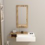 HANAH HOME Polica sa ogledalom Vien Atlantic Pine White - slika 2