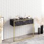 HANAH HOME Komoda Polka-Black - slika 1