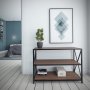 HANAH HOME Polica Zena Walnut Black - slika 2