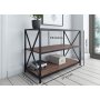 HANAH HOME Polica Zena Walnut Black - slika 3