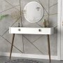 HANAH HOME Komoda Nadya Aynalı White Walnut - slika 2