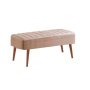 HANAH HOME Trpezarijska klupa Vina 0900 2 WalnutStone - slika 1
