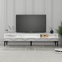 HANAH HOME TV polica Lyon 42 White Black - slika 3