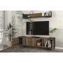 HANAH HOME TV polica Tetra Anthracite Walnut - slika 4