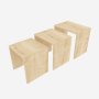 HANAH HOME Set stolova Nora Oak - slika 5