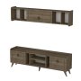 HANAH HOME TV polica Alya Walnut - slika 1