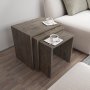 HANAH HOME Set stolova Nora Dark Grey - slika 3
