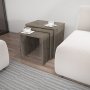 HANAH HOME Set stolova Nora Dark Grey - slika 1