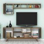 HANAH HOME TV polica Inci Walnut Blue - slika 2