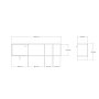 HANAH HOME TV polica Folsom Anthracite - slika 5
