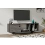 HANAH HOME TV polica Folsom Anthracite - slika 2