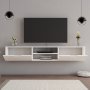 HANAH HOME TV polica Denoya 2 TV Unit White v2 - slika 4