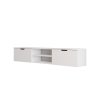 HANAH HOME TV polica Denoya 2 TV Unit White v2 - slika 1