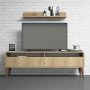 HANAH HOME TV polica Best Oak - slika 2