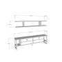 HANAH HOME TV polica Melis - slika 4