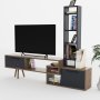 HANAH HOME TV polica Lagomood Manzara Anthracite Walnut - slika 4