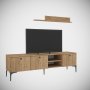 HANAH HOME TV polica Motto Oak - slika 1