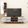 HANAH HOME TV polica Defne Walnut White - slika 3