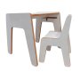 HANAH HOME Dečiji sto i stolica Mini Table Chair Set White - slika 2