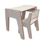 HANAH HOME Dečiji sto i stolica Mini Table Chair Set White - slika 1