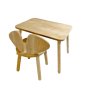 HANAH HOME Dečiji sto i stolica Mickey One Chair Set Brown - slika 4