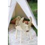 HANAH HOME Dečiji sto i stolica Deer One Chair Set Brown - slika 3