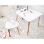 HANAH HOME Dečiji sto i stolica Bunny One Chair Set White - slika 2