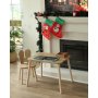 HANAH HOME Dečiji sto i stolica Bunny One Chair Set Brown - slika 2