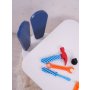 HANAH HOME Dečiji sto i stolica Bunny One Chair Set Blue White - slika 2