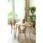 HANAH HOME Dečiji sto i stolice Deer Two Chair Set Brown - slika 3