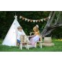 HANAH HOME Dečiji sto i stolice Deer Two Chair Set Brown - slika 1