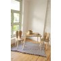 HANAH HOME Dečiji sto i stolice Bunny Two Chair Set Brown - slika 1