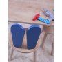 HANAH HOME Dečiji sto i stolice Bunny Two Chair Set Blue Brown - slika 2