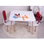 HANAH HOME Dečiji sto i stolice Bunny Two Chair Set Red White - slika 2