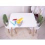 HANAH HOME Dečiji sto i stolice Bunny Two Chair Set Green White - slika 2