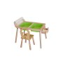 HANAH HOME Dečiji sto i stolica Roll and Chair Green - slika 1