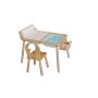 HANAH HOME Dečiji sto i stolica Roll and Chair Blue - slika 1