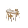 HANAH HOME Dečiji sto i stolice Roll and 2 Chairs White - slika 1