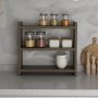 HANAH HOME Kuhinjska polica Cosmic Walnut - slika 2